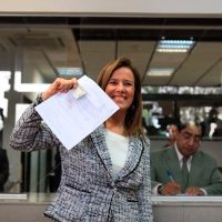 Zavala se registra como independiente ante el INE; Calderón, el gran ausente