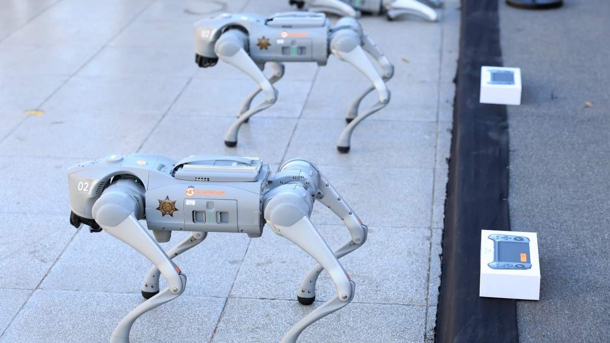 Los perros robot