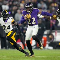 Jackson y Henry allanan camino de Ravens a triunfo por 28-14 ante Steelers en playoffs
