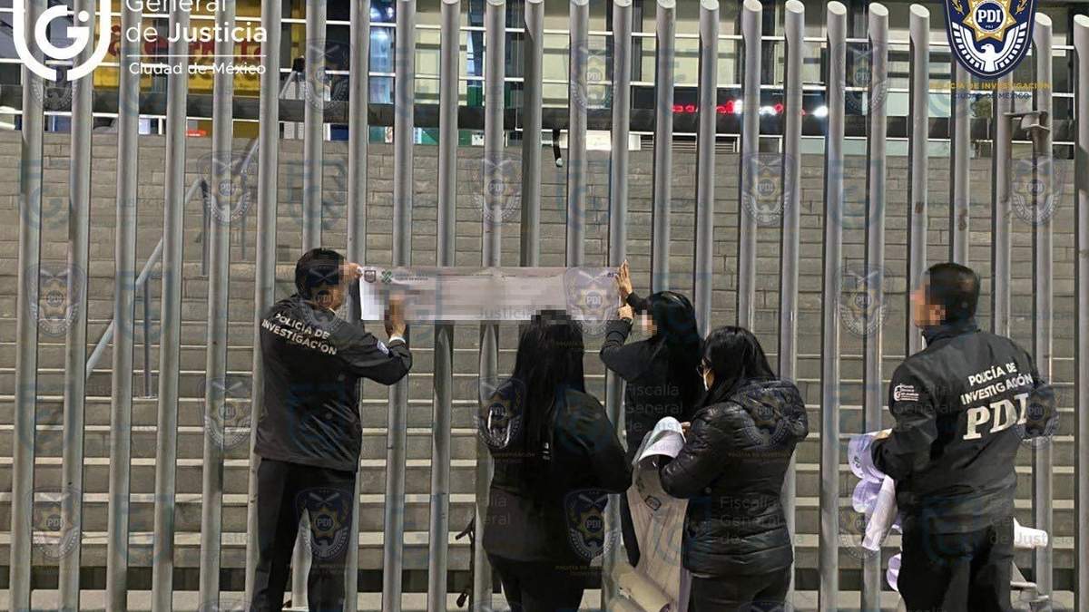 Agentes del PDI aseguran el inmueble de la Arena de la Ciudad de México