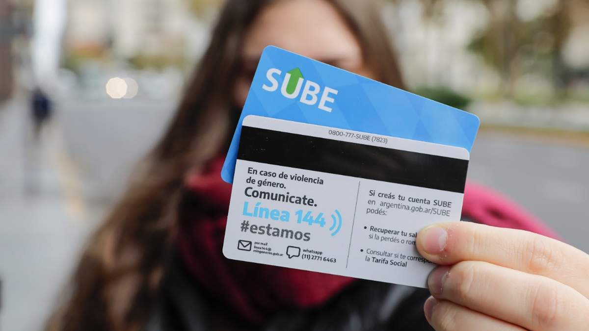Con la SUBE se accede al sistema de transporte. Fuente: (X)