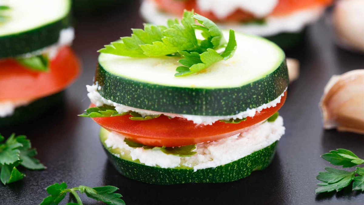 Sanguchitos de zucchini. Fuente: (Fitia)