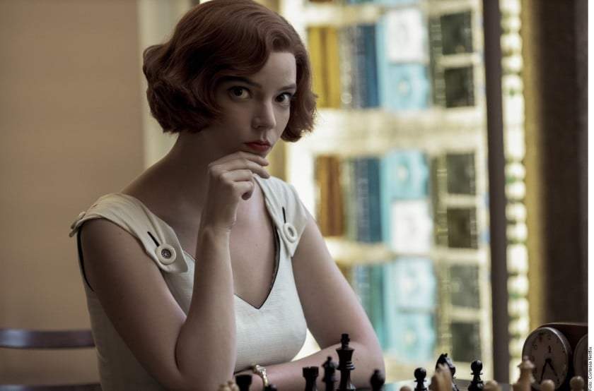 La serie de Netflix "Gambito de Dama"