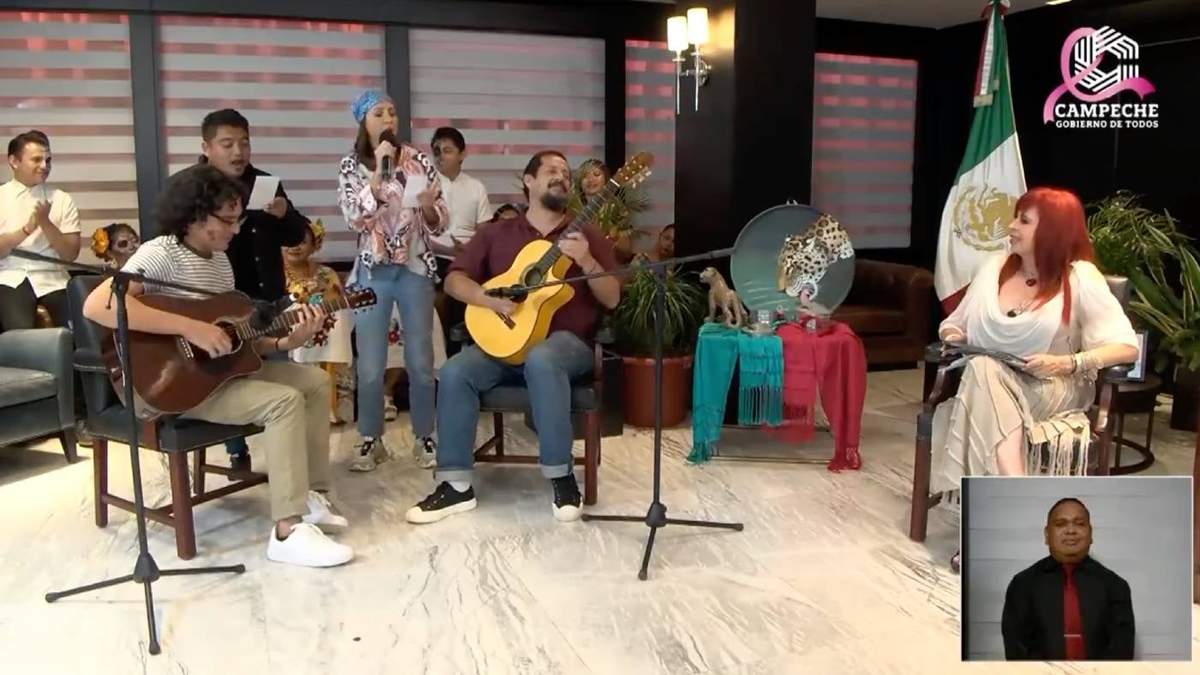 La gobernadora en su programa Martes del Jaguar