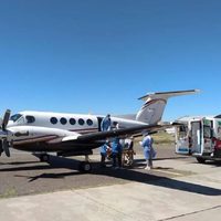 Volvió a operar el avión para traslados sanitarios de pacientes críticos de la Provincia