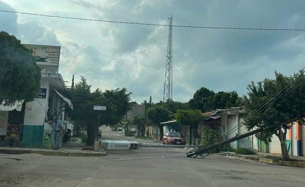 Videocámaras destruidas en Luvianos, Estado de México