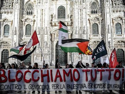 Huelga general en Italia en medio de la polémica por la flotilla que iba a Gaza