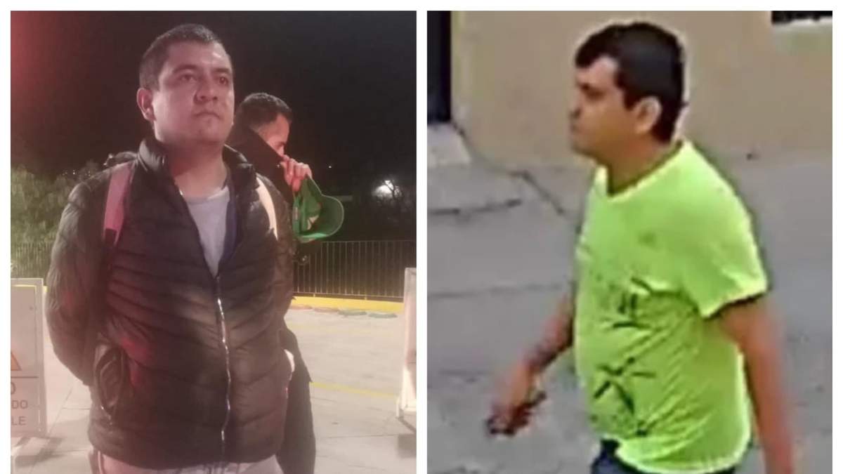 El hombre detenido la noche de este viernes (izq.) y una imagen del agresor que aparece en el video