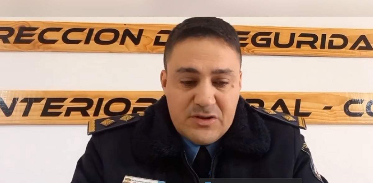 El comisario Mazzone confirmó los disparos a un vecino de Cutral Co. Fuente: (Policía Neuquén)