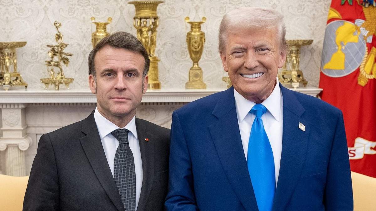 Donald Trump y Emmanuel Macron