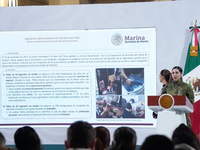 “El cocinero hubiera caído fulminado”: Marina y Cofepris refutan nota de NYT sobre fentanilo (Video)