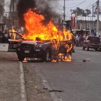Falla operativo de FGR en Hidalgo: seis agentes rescatados y tres vehículos incendiados