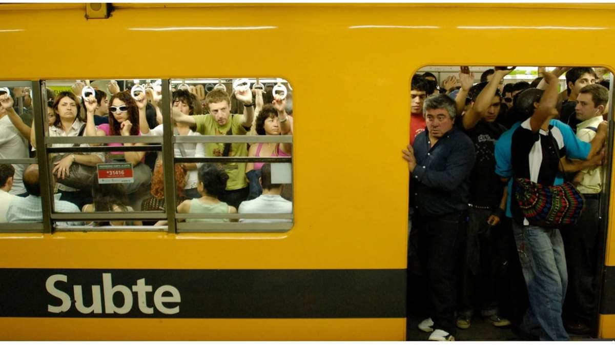 Subte. Fuente: (Twitter)