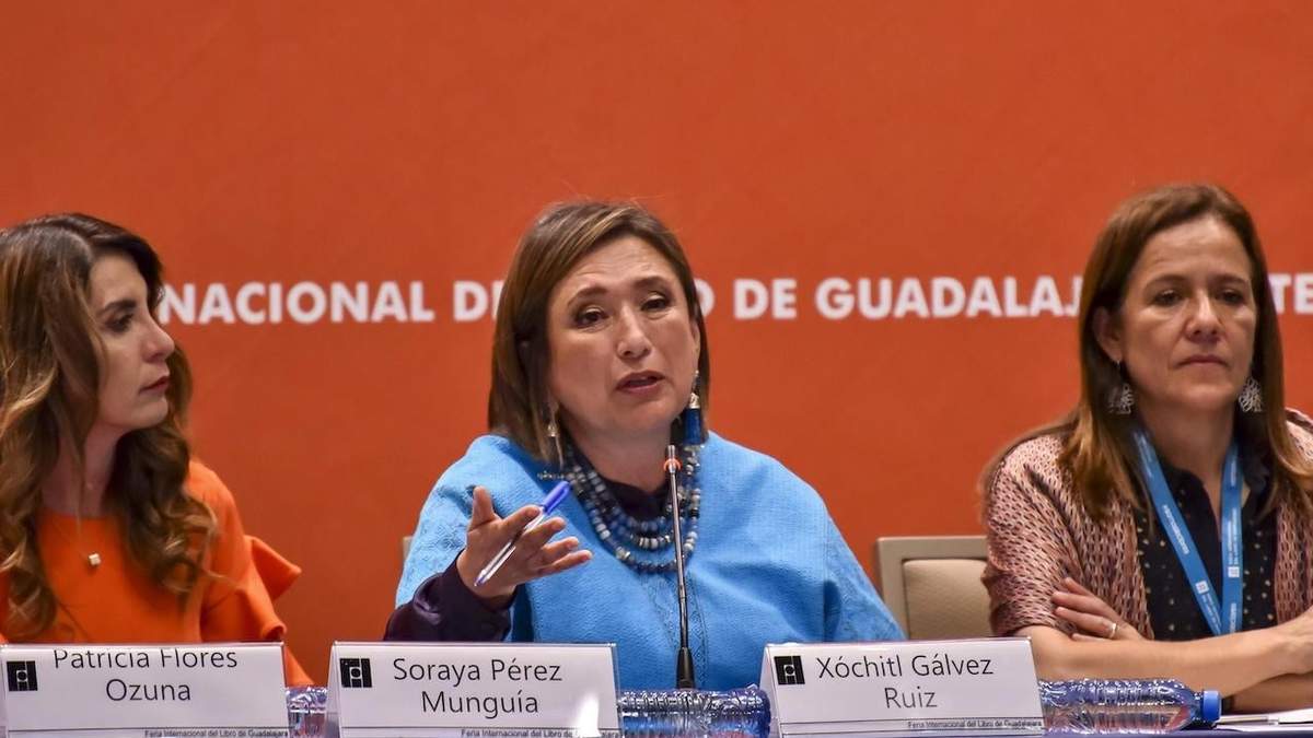 Xóchitl Gálvez en la FIL