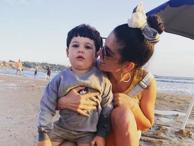 "Amor de mi vida": Juana Repetto y su hijo Toribio protagonizaron una divertida sesión de fotos