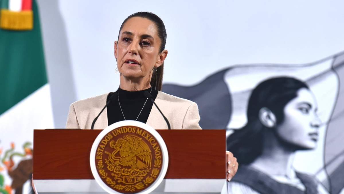 La presidenta Claudia Sheinbaum