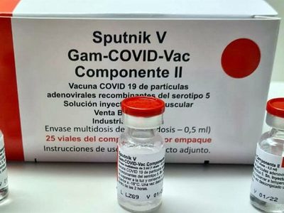 Richmond entregará nuevas dosis del componente 2 de la Sputnik V