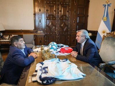 Alberto Fernández: "Todas las puertas del Estado están abiertas para Diego"