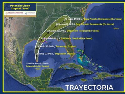Se prevé que "Claudette" inaugure la temporada de huracanes 2021; tocaría tierra en EU