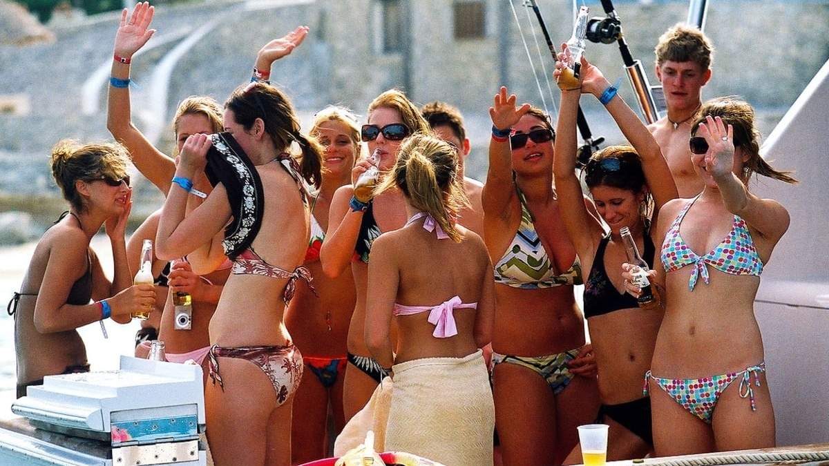 Turistas en Cancún