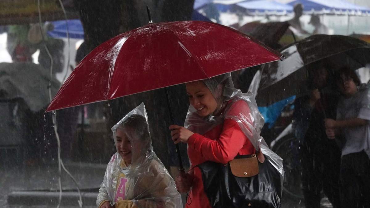 Lluvia este domingo en la capital del país