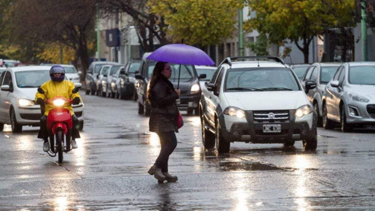 Lluvias débiles en Neuquén. Fuente: (Facebook)