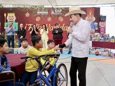 Gobernador Durazo impulsa el desarrollo integral de niñas y niños en condición vulnerable