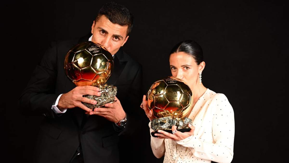 Aitana Bonmatí y Rodri, los ganadores