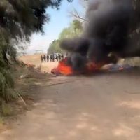 Celaya y alrededores viven jornada de bloqueos y quema de vehículos (Videos)