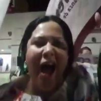 Virtual senadora por BC de Morena realizó "festejo" con música, champaña e insultos (Video)