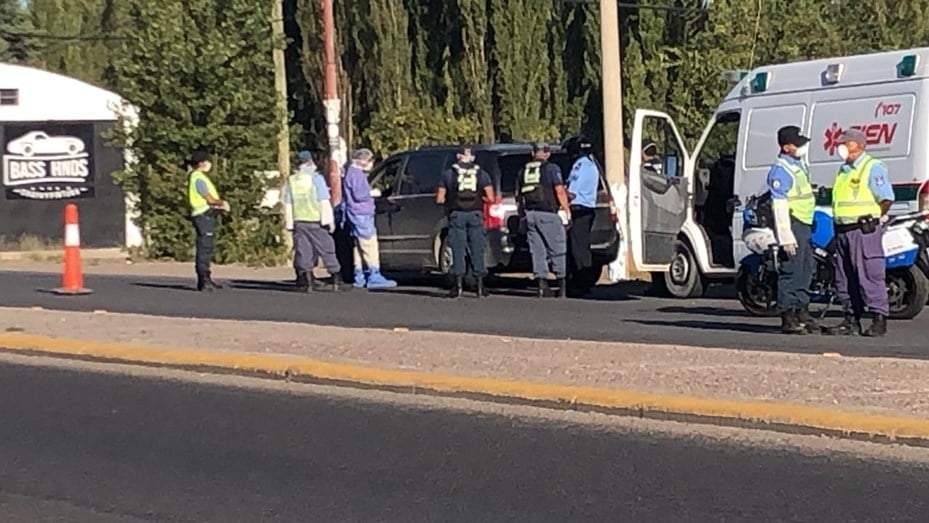 Operativo policial en diferentes partes de la ciudad. Fuente: (Twitter)