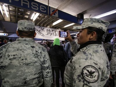 Juez rechaza suspender la presencia de la Guardia Nacional en el Metro