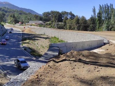 Omar Gutiérrez anunció que continuará la obra de circunvalación en Villa La Angostura