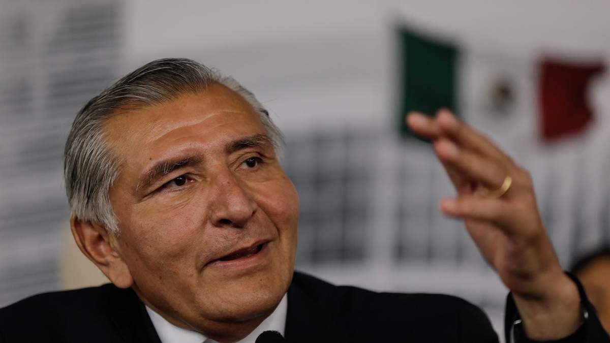 El secretario de Gobernación, Adán Augusto López Hernández
