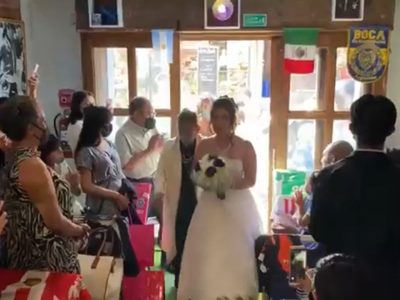 Se casan en Puebla con rito de la Iglesia Maradoniana (video)