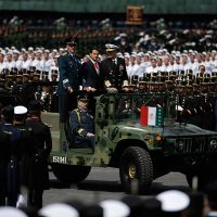 Desfile con pretensiones de desarrollo de la industria militar