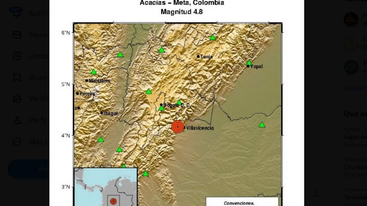 Sismo en Colombia