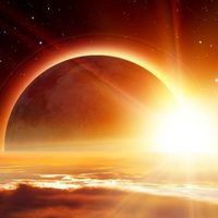 Los vecinos de Zapala observaron el eclipse, en una desapacible jornada de frío y viento