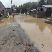 Viento y lluvia azotaron Villa La Angostura