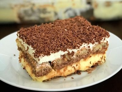 Una receta fácil y riquísima para la tarde: postre de vainillas y dulce de leche