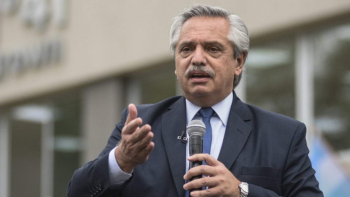 El presidente de la Nación, Alberto Fernández. Fuente: (Twitter)