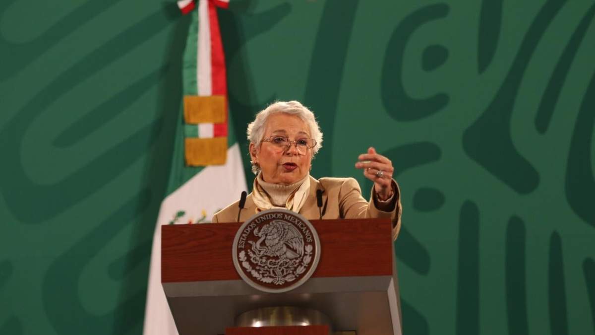 La secretaria de Gobernación, Olga Sánchez Cordero