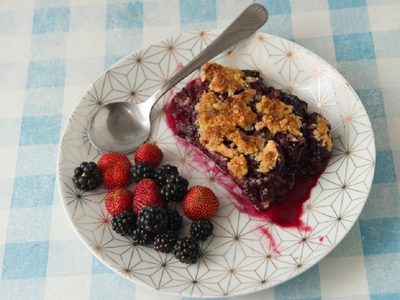 Temporada de moras: aprovechá y hacete esta receta de crumble para la merienda que es un 10