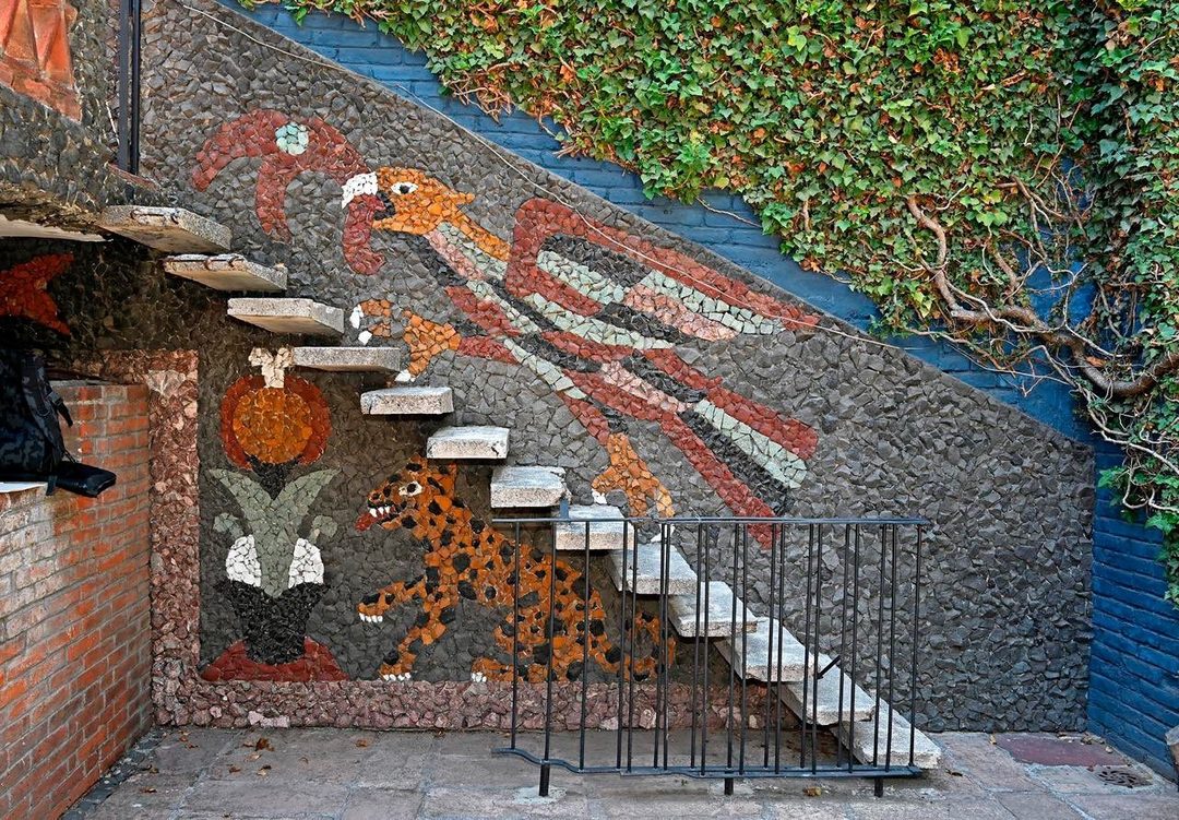 Casa de Nancarrow. Mural de de O’Gorman Foto Cortesía INBAL