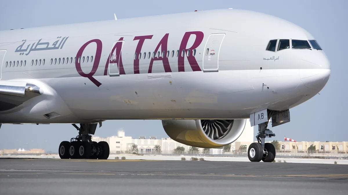 Qatar Airways, la aerolínea que contratará tripulantes en Argentina. Fuente: (Twitter)