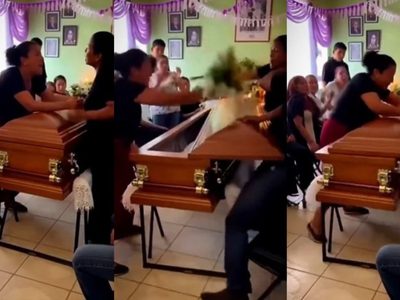 Dos mujeres se enfrentan a golpes durante velorio tras descubrir relación con el difunto (VIDEO)