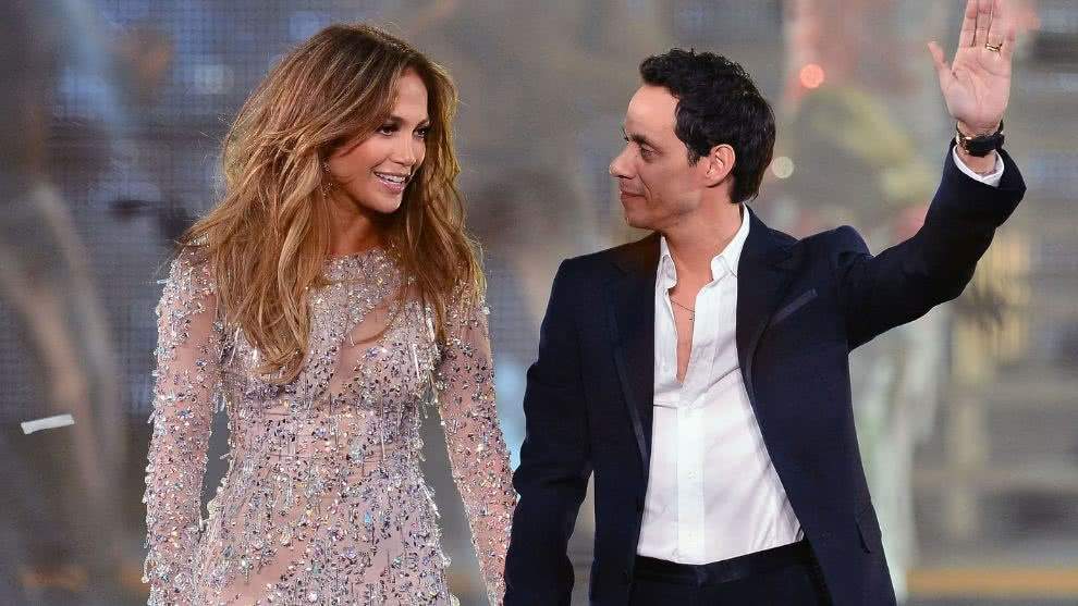 Jennifer López y Marc Anthony. Fuente: (Twitter)