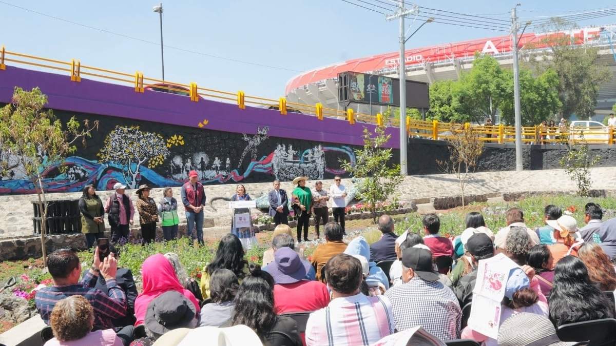La inauguración del Jardín de Agua Coapan