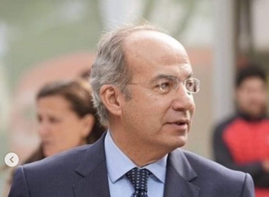 El expresidente Felipe Calderón