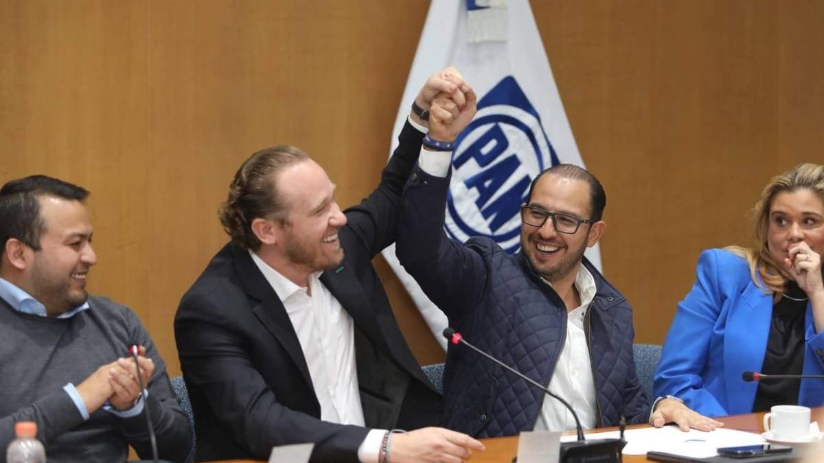 Santiago Taboada con Marko Cortés